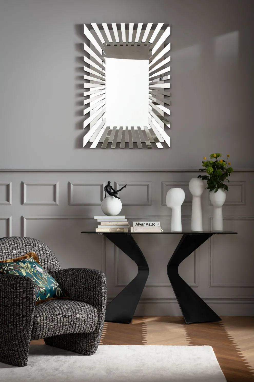 Console Gloria Zwart 140x81cm