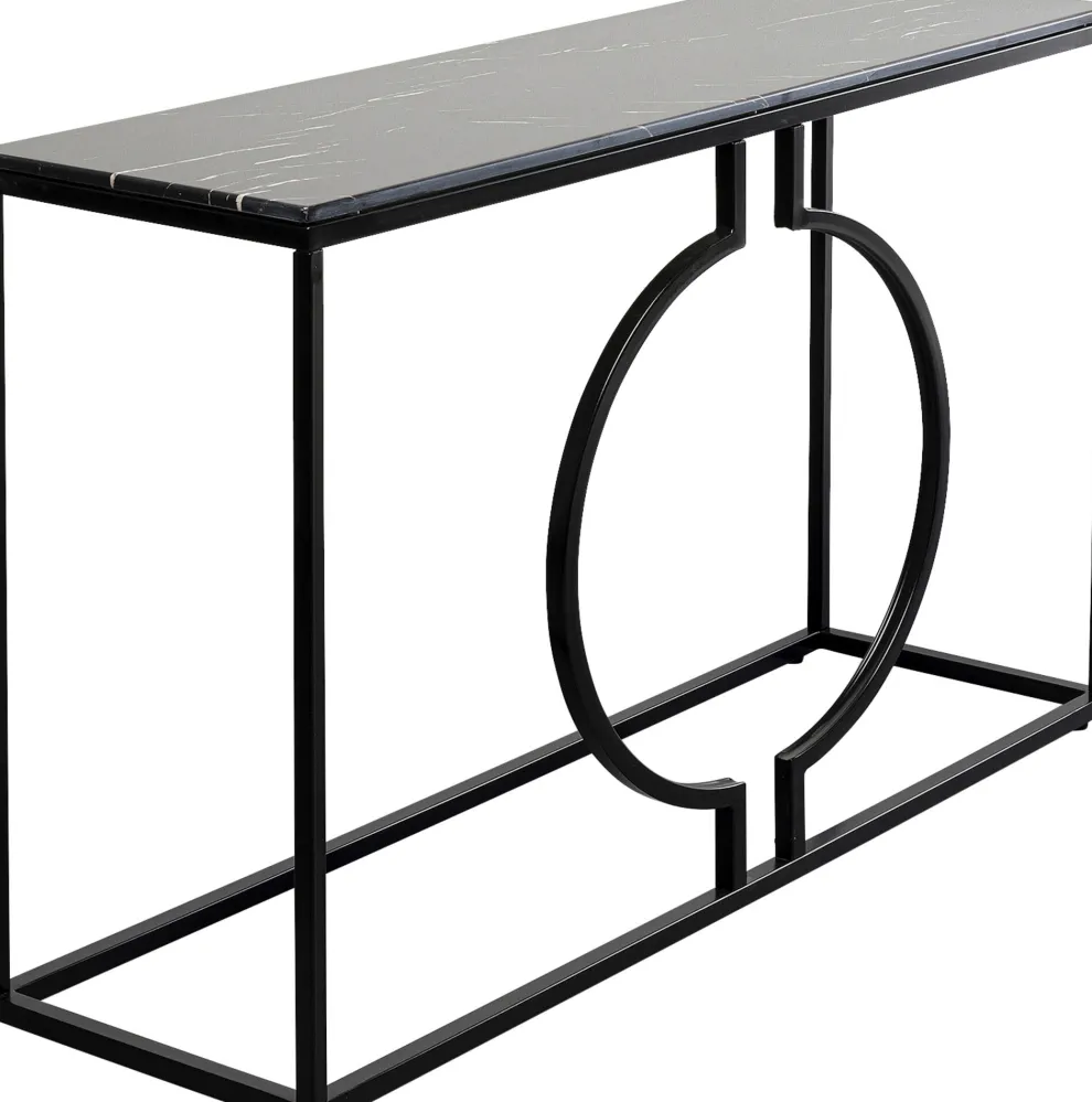 Console Miami Loft Zwart 120x75cm