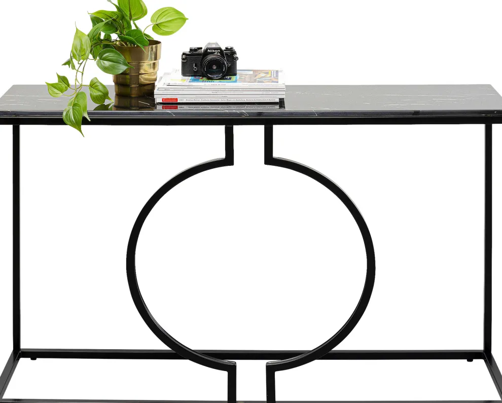 Console Miami Loft Zwart 120x75cm