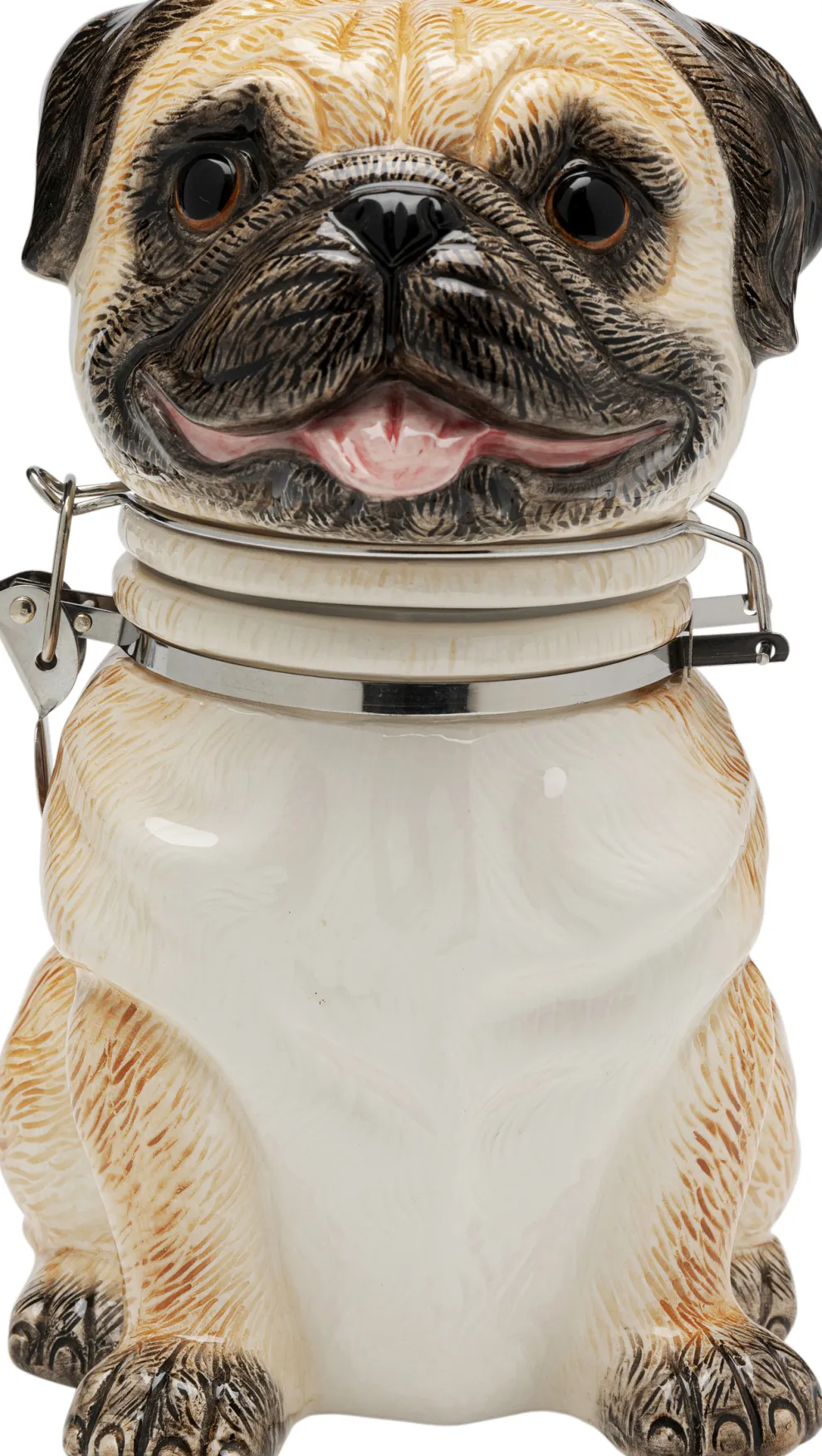 Deco Pot Pug 18cm