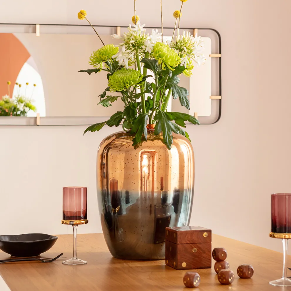 Deco Vaas Lizy Shine Multi 41cm