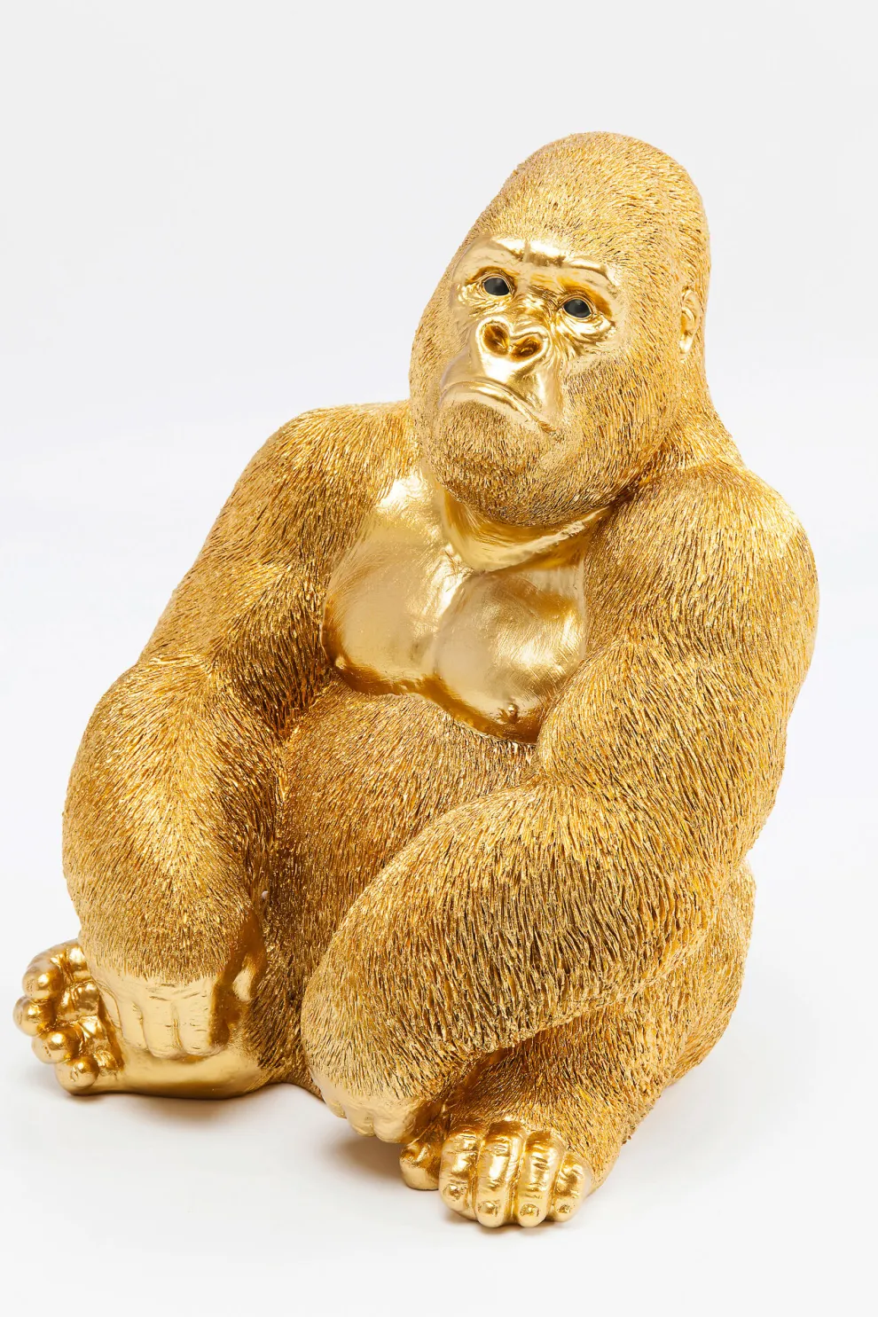 Decofiguur Aap Gorilla Side Medium Goud