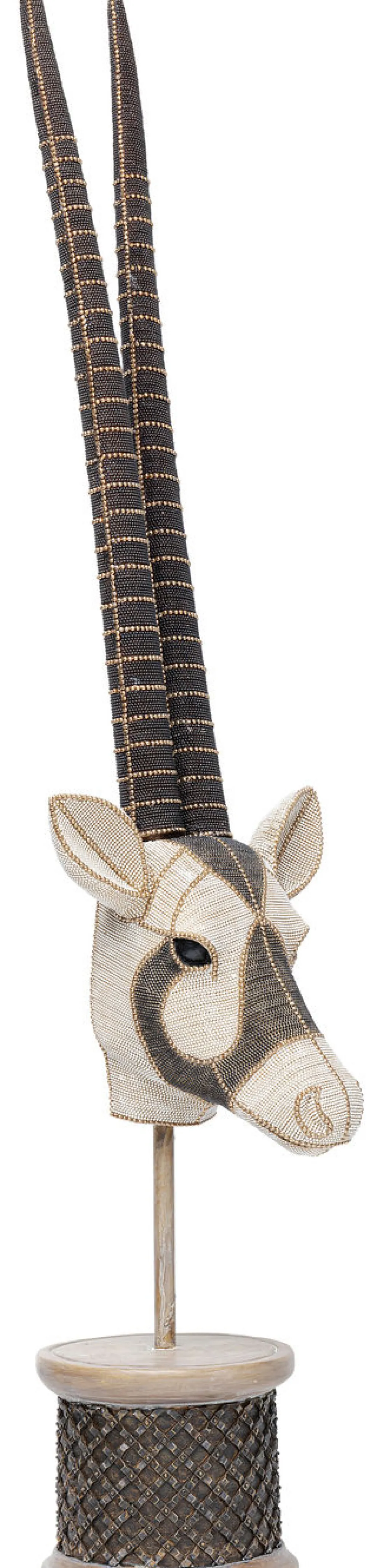 Decofiguur Antilope Head Pearls 124cm