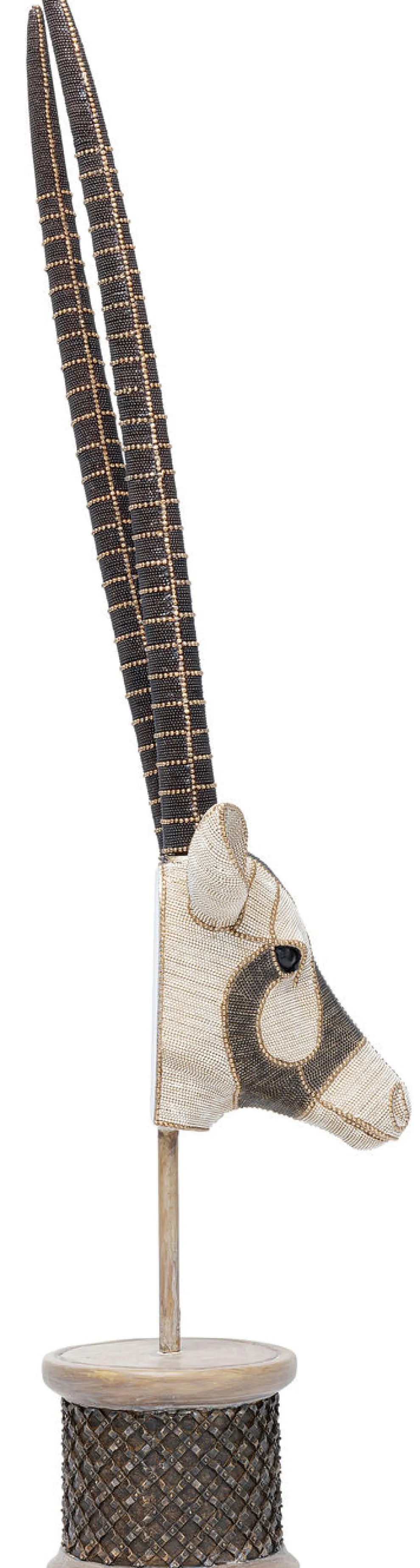 Decofiguur Antilope Head Pearls 124cm