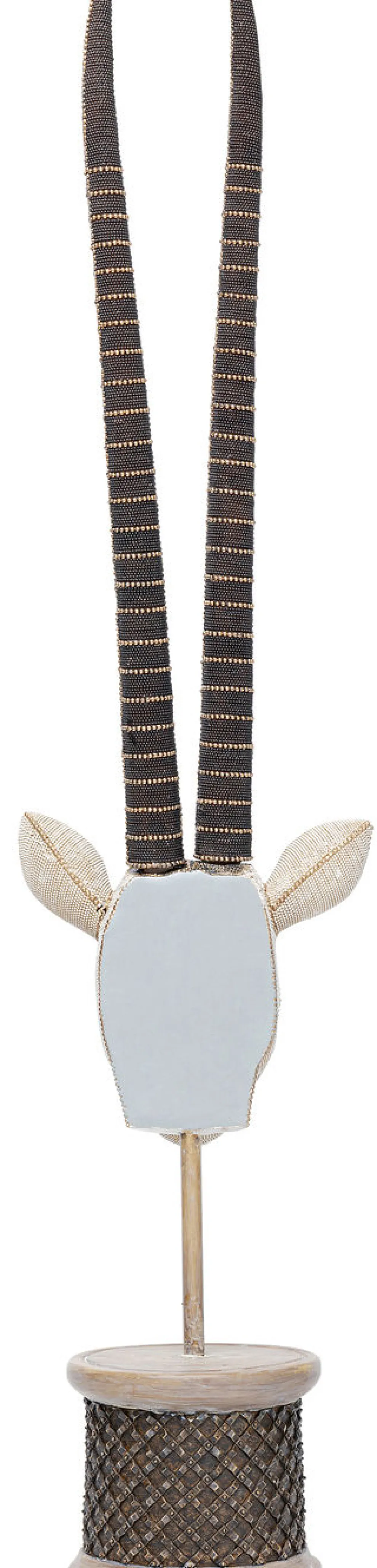 Decofiguur Antilope Head Pearls 124cm