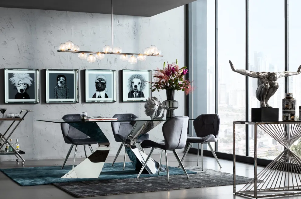 Decofiguur Atleet XL Zilver