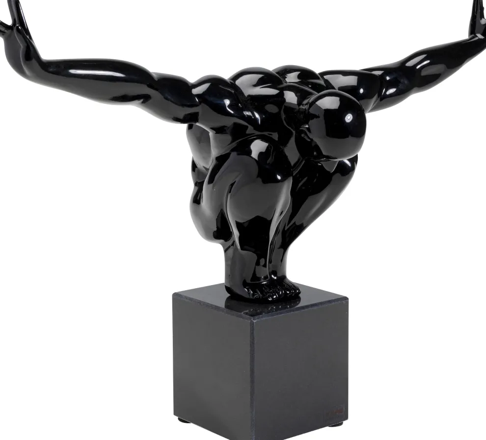 Decofiguur Atleet Zwart