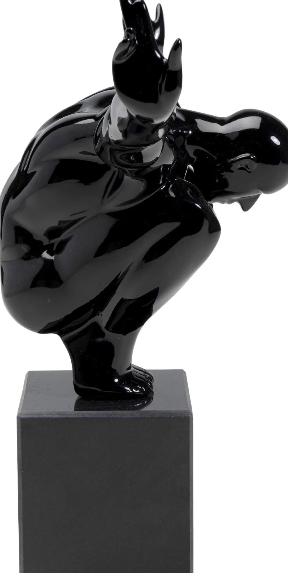 Decofiguur Atleet Zwart