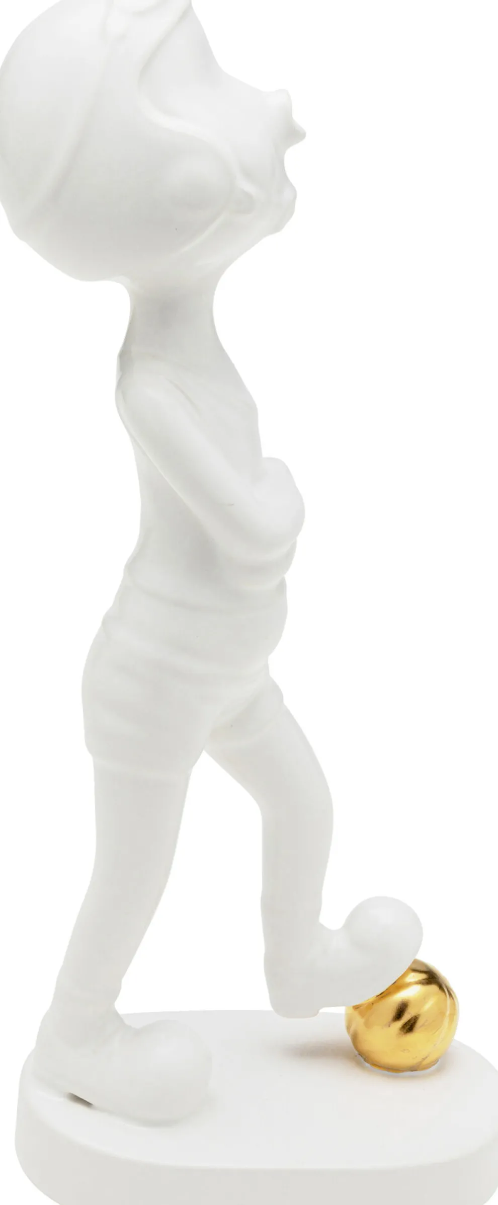 Decofiguur Ball Girl White 29cm