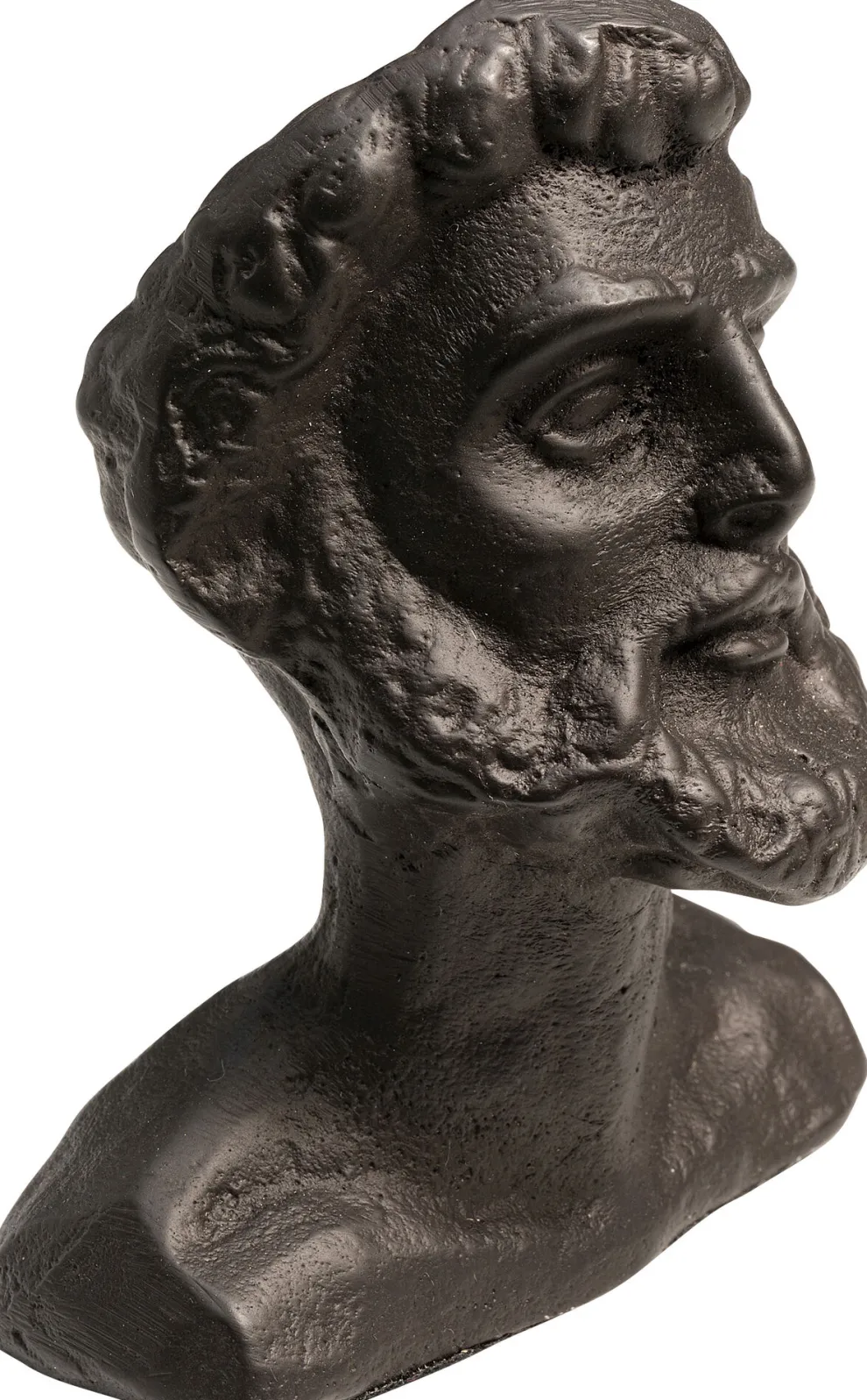 Decofiguur Bearded Man Anthracite 11cm