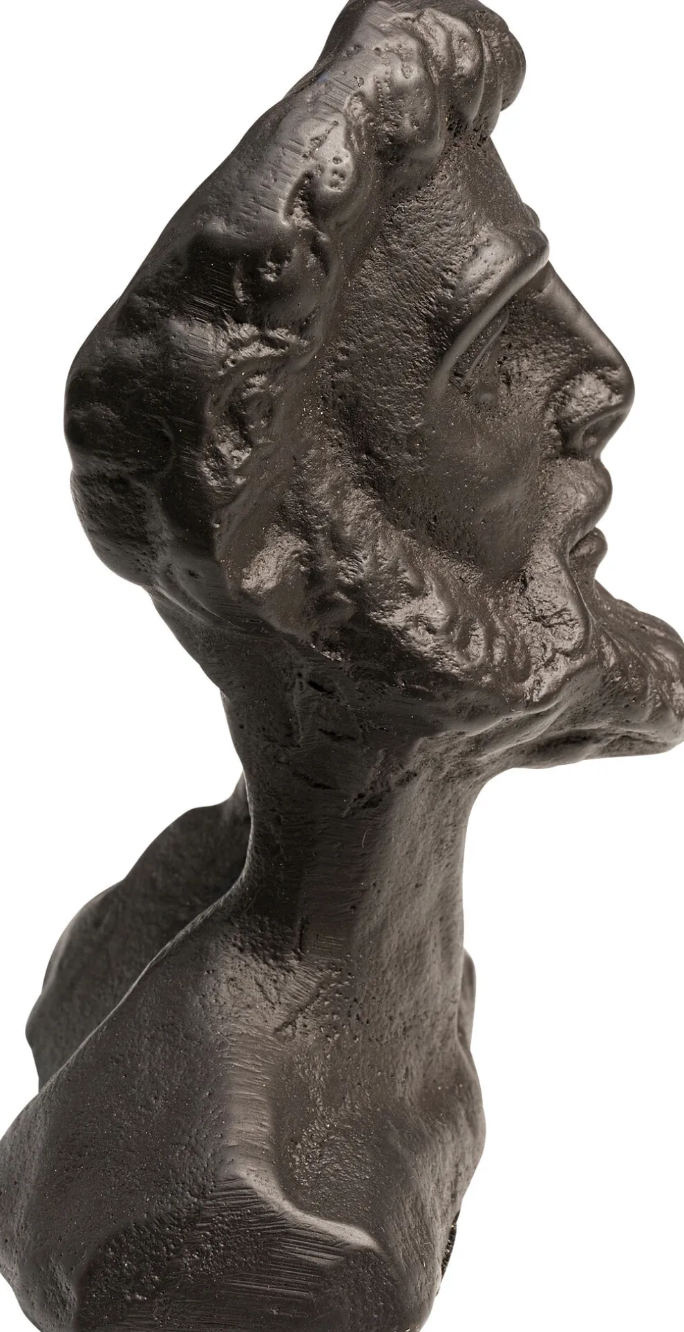 Decofiguur Bearded Man Anthracite 11cm