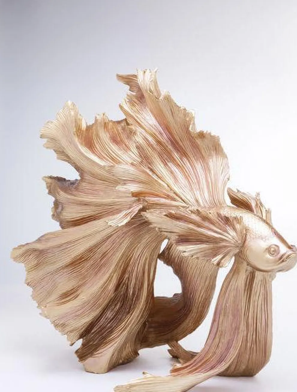 Decofiguur Betta Fish Goud