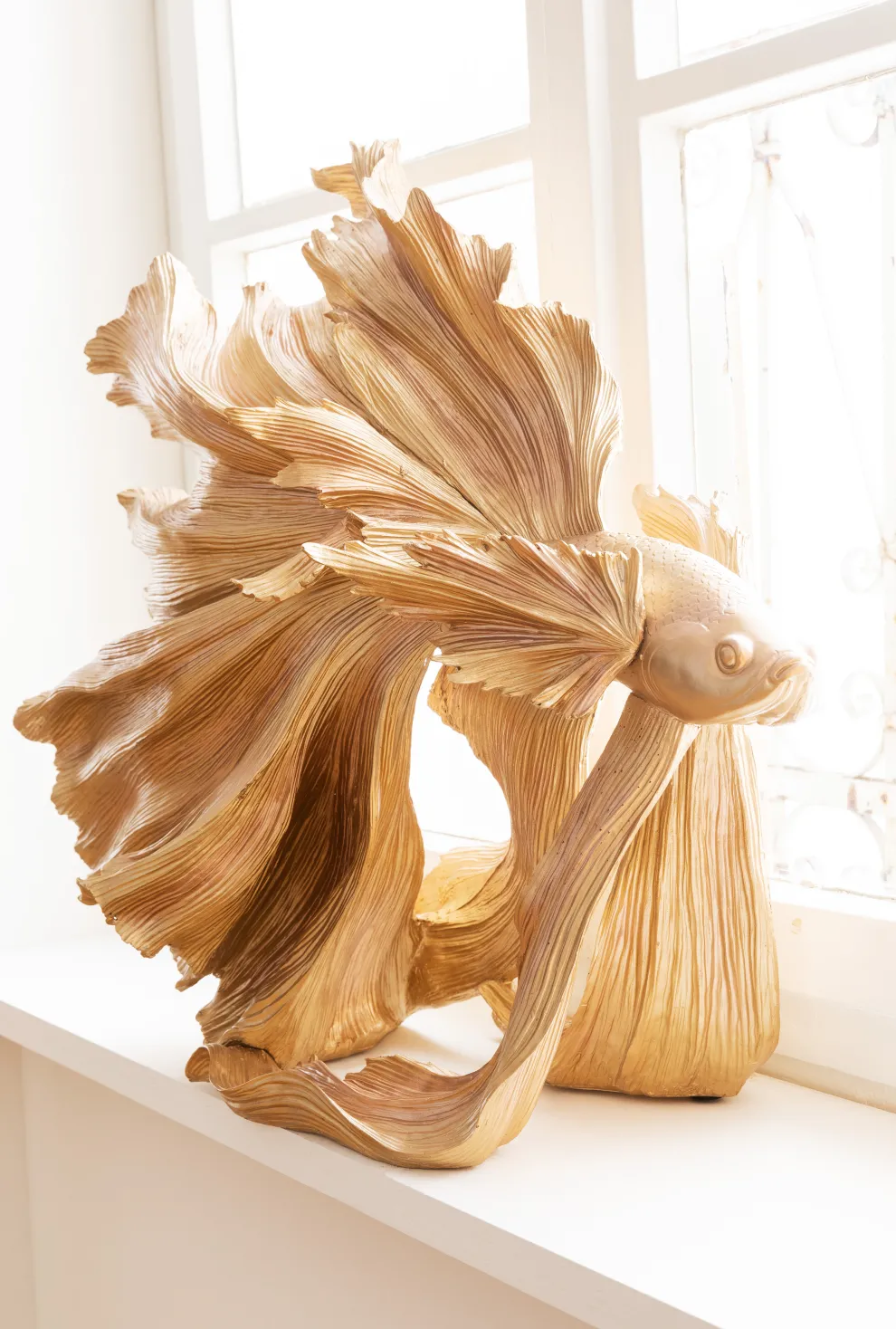 Decofiguur Betta Fish Goud Klein