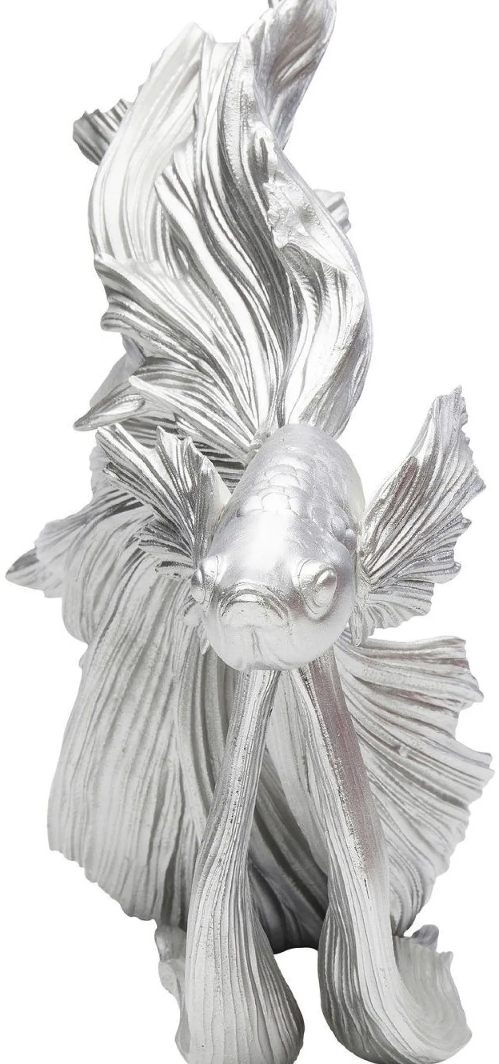 Decofiguur Betta Fish Zilver Klein