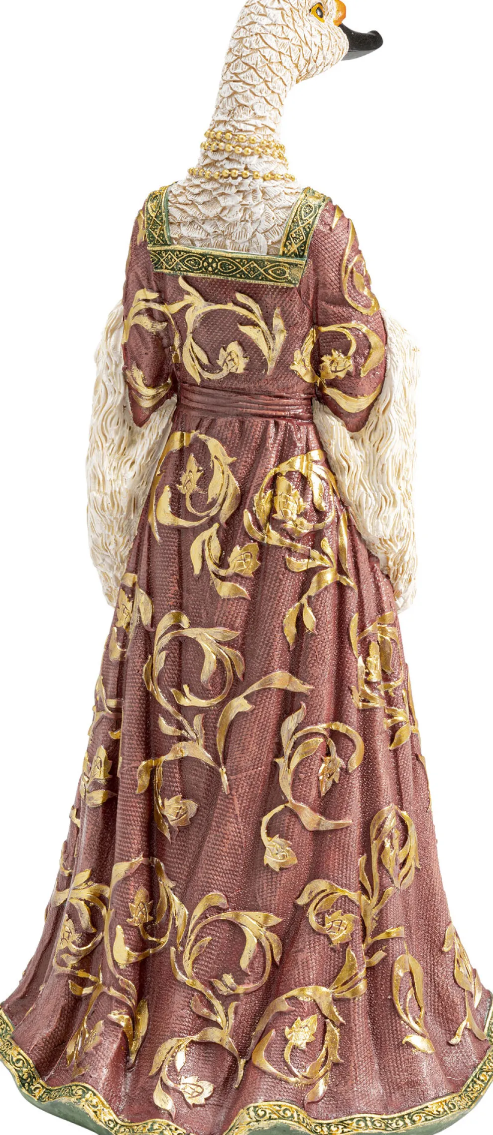 Decofiguur Bird Lady Duck White 31cm