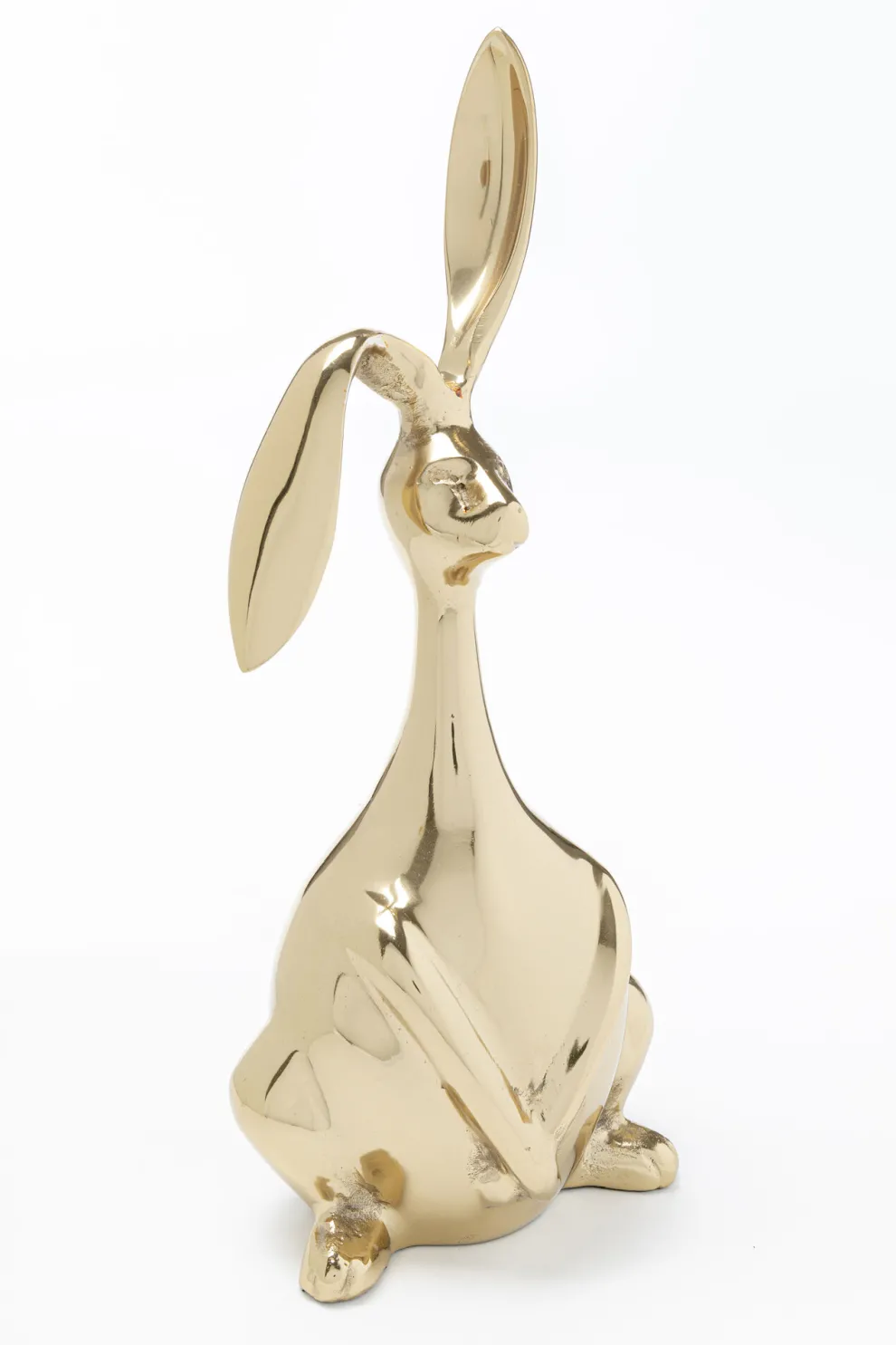 Decofiguur Bunny Gold 52cm
