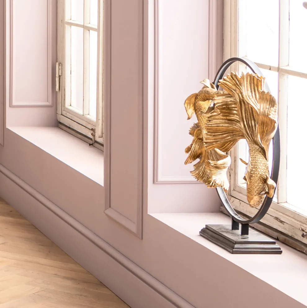 Decofiguur Dancing Betta Fishes