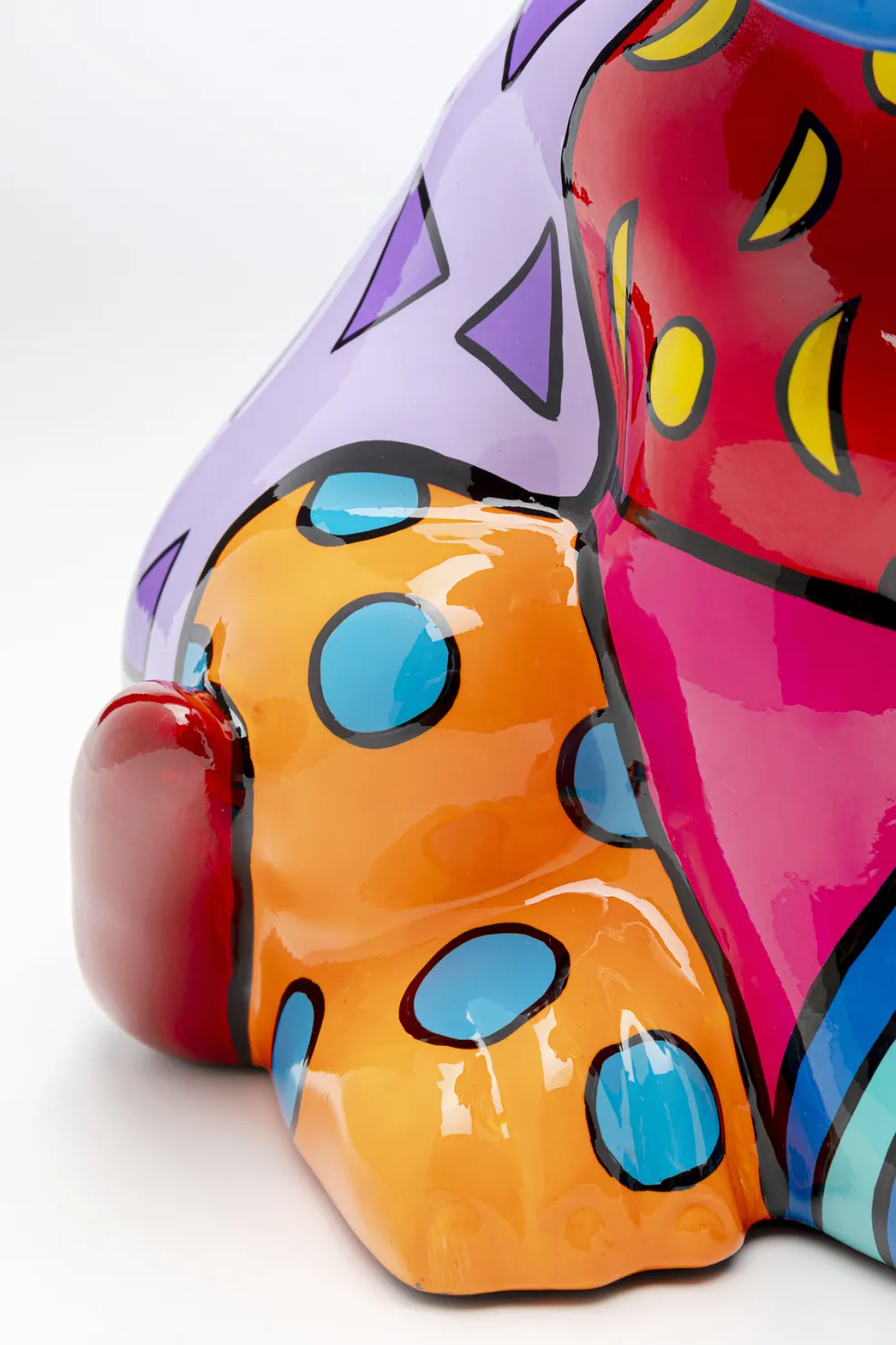 Decofiguur Dog Patchwork 35cm