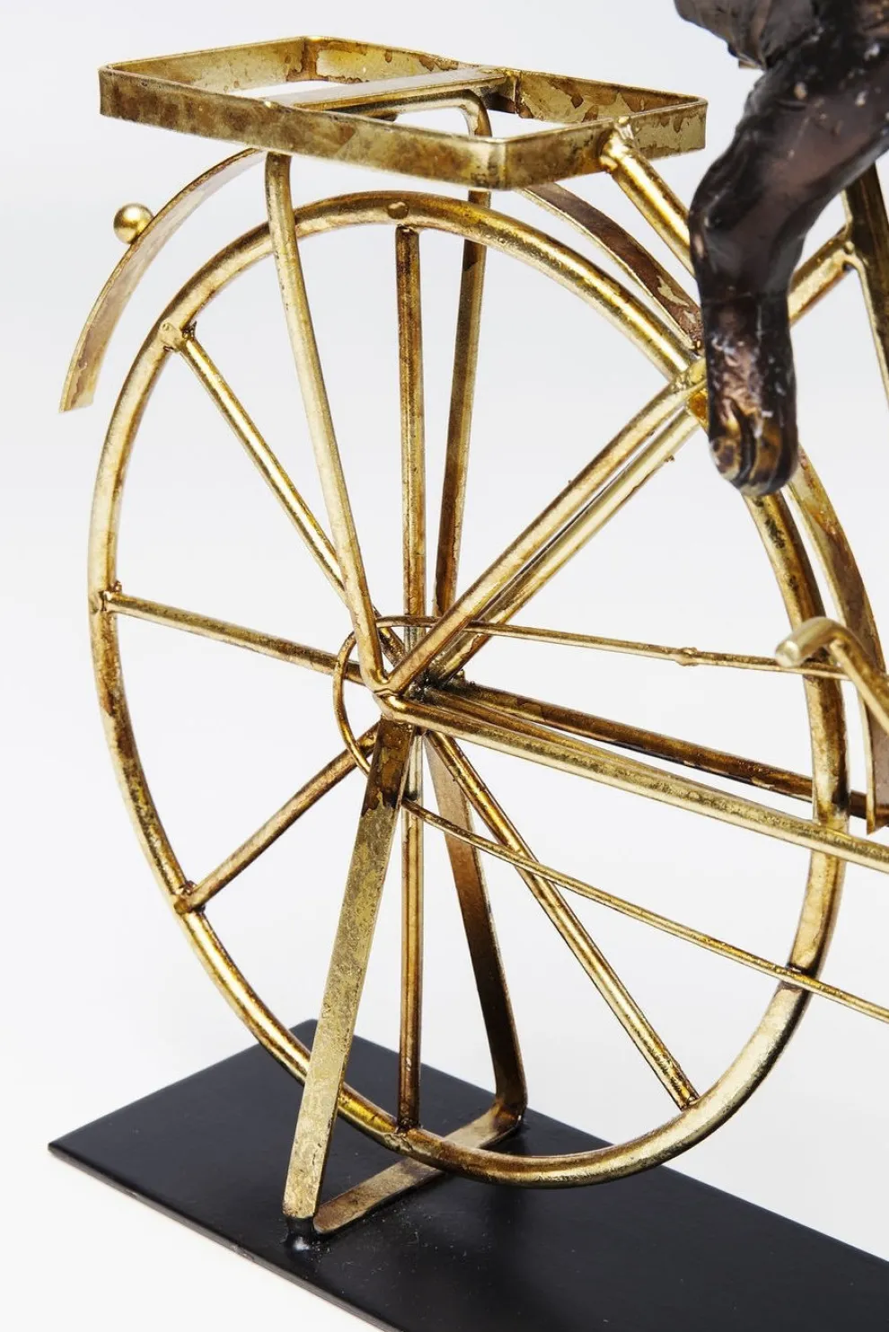 Decofiguur Dog With Bicycle