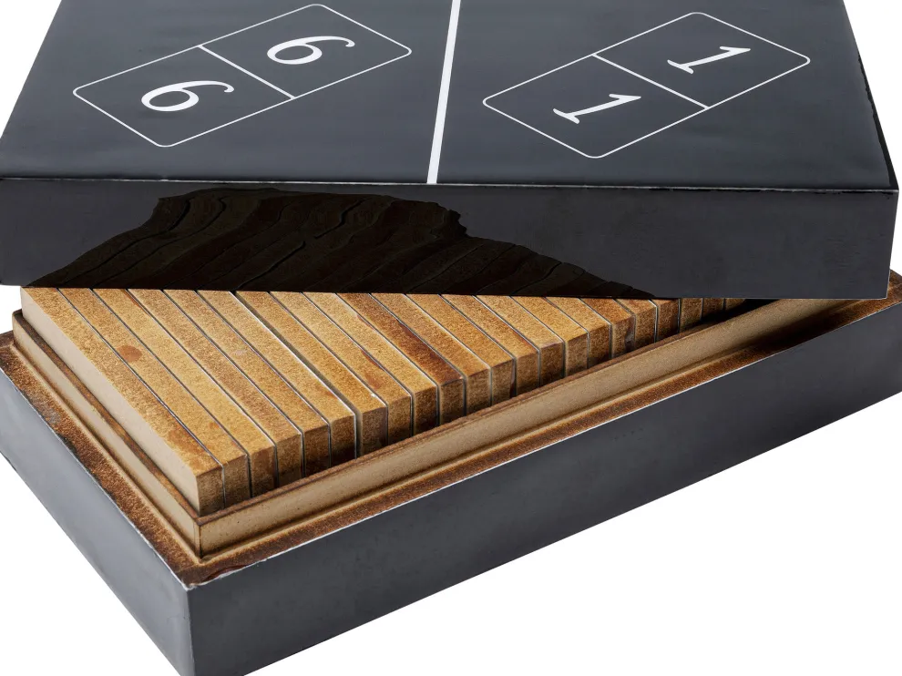 Decofiguur Domino Black 24x7cm