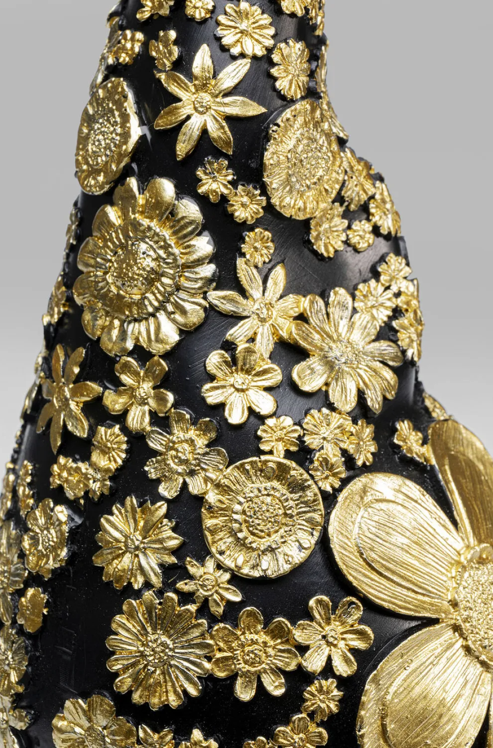 Decofiguur Dwerg Staand Zwart Goud 46cm