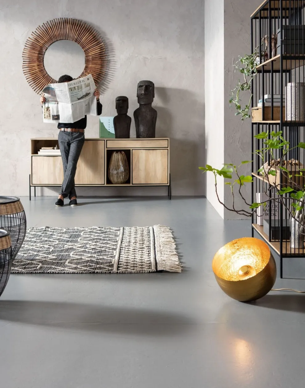 Decofiguur Easter Island 80cm