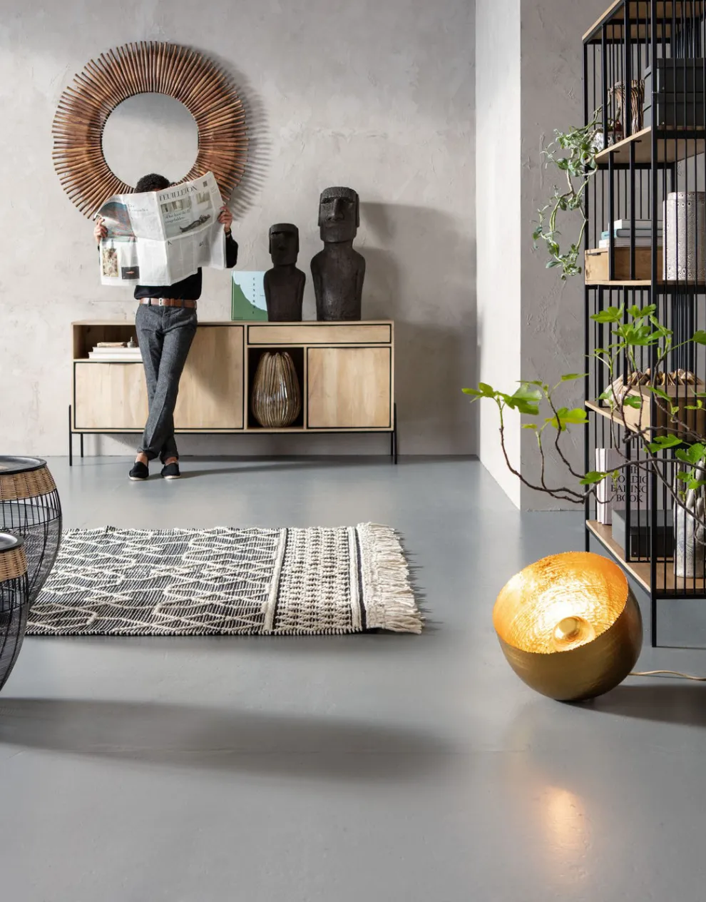 Decofiguur Easter Island 59cm