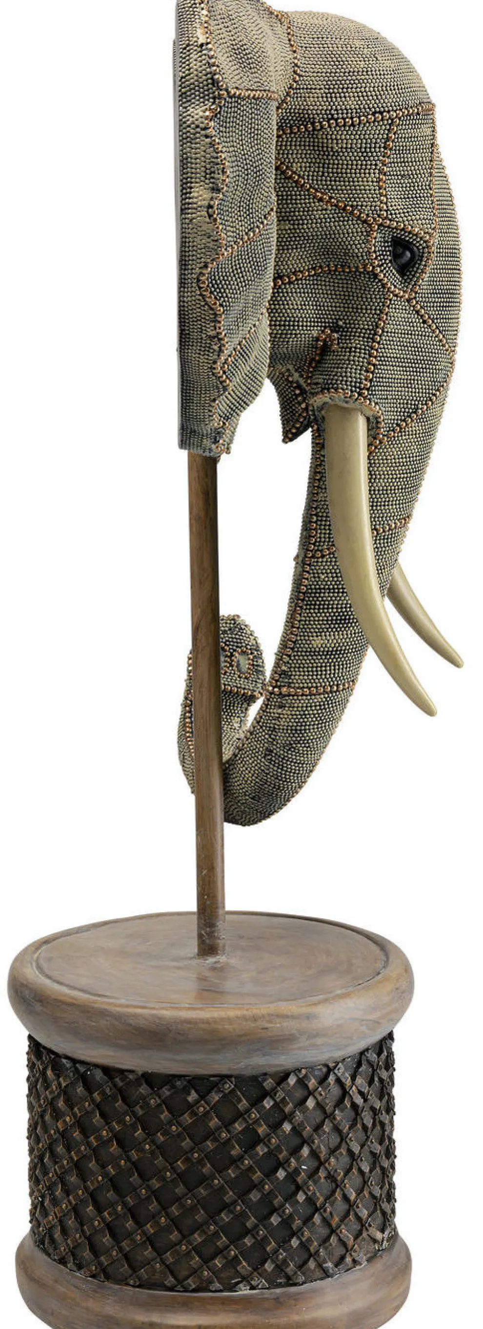Decofiguur Elephant Head Pearls 76cm