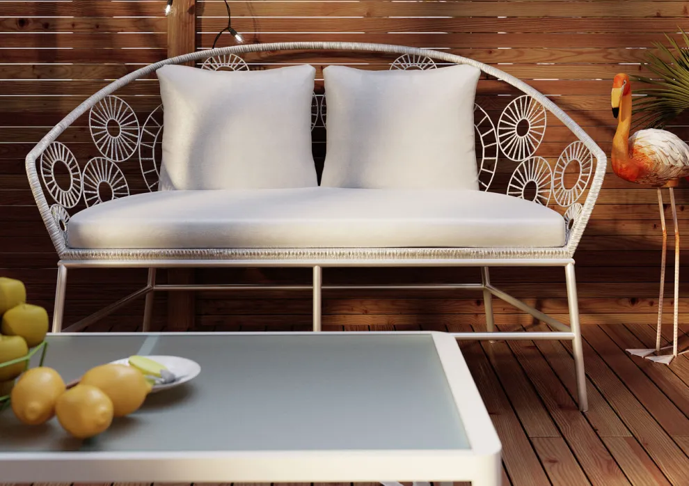 Decofiguur Flamingo Road 75cm