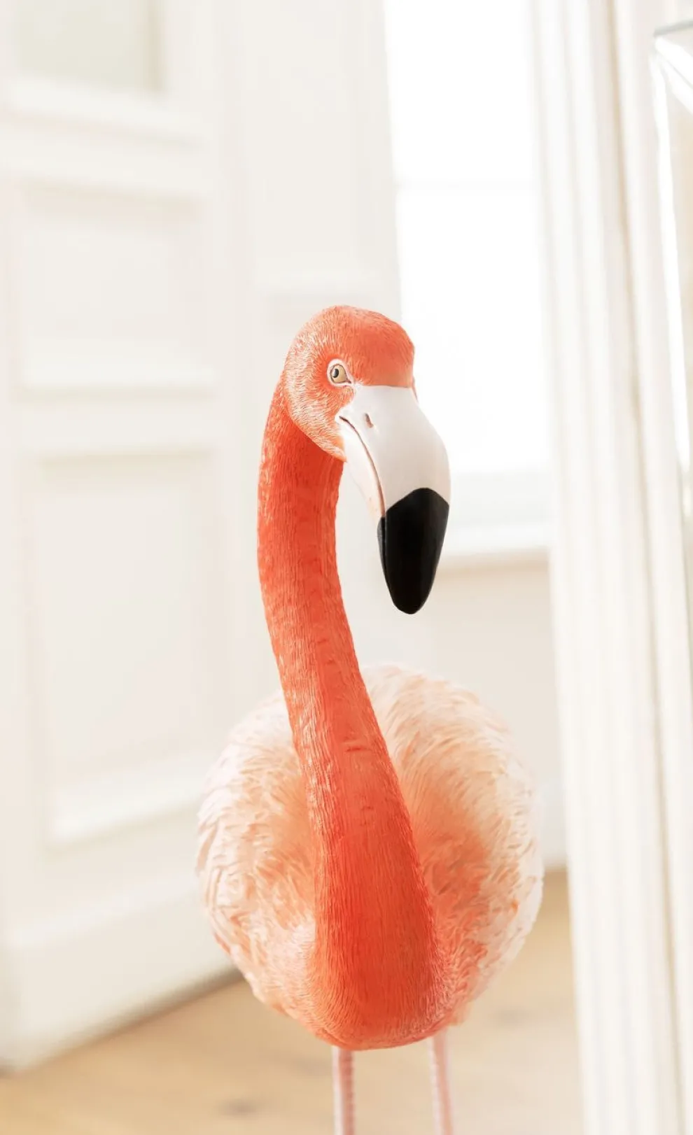 Decofiguur Flamingo Road 75cm
