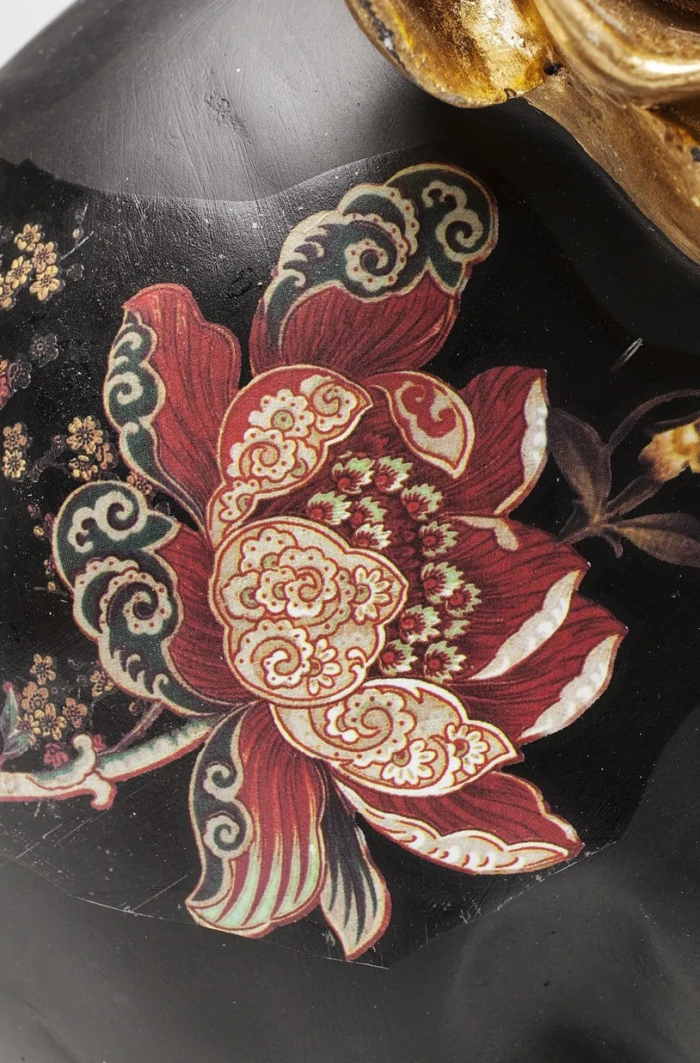 Decofiguur Flower Skull 22cm