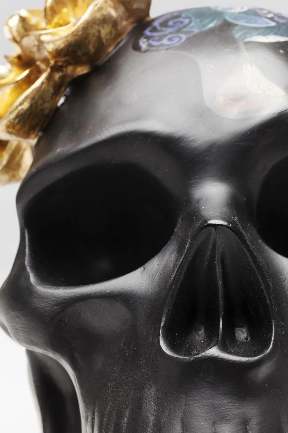 Decofiguur Flower Skull 22cm