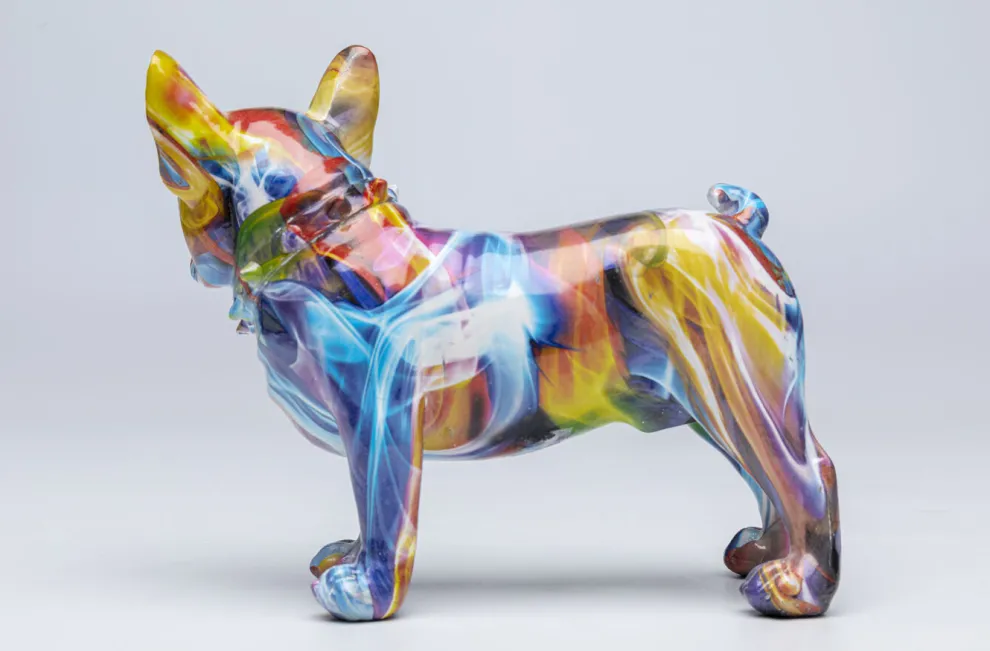Decofiguur Frenchie Bunt