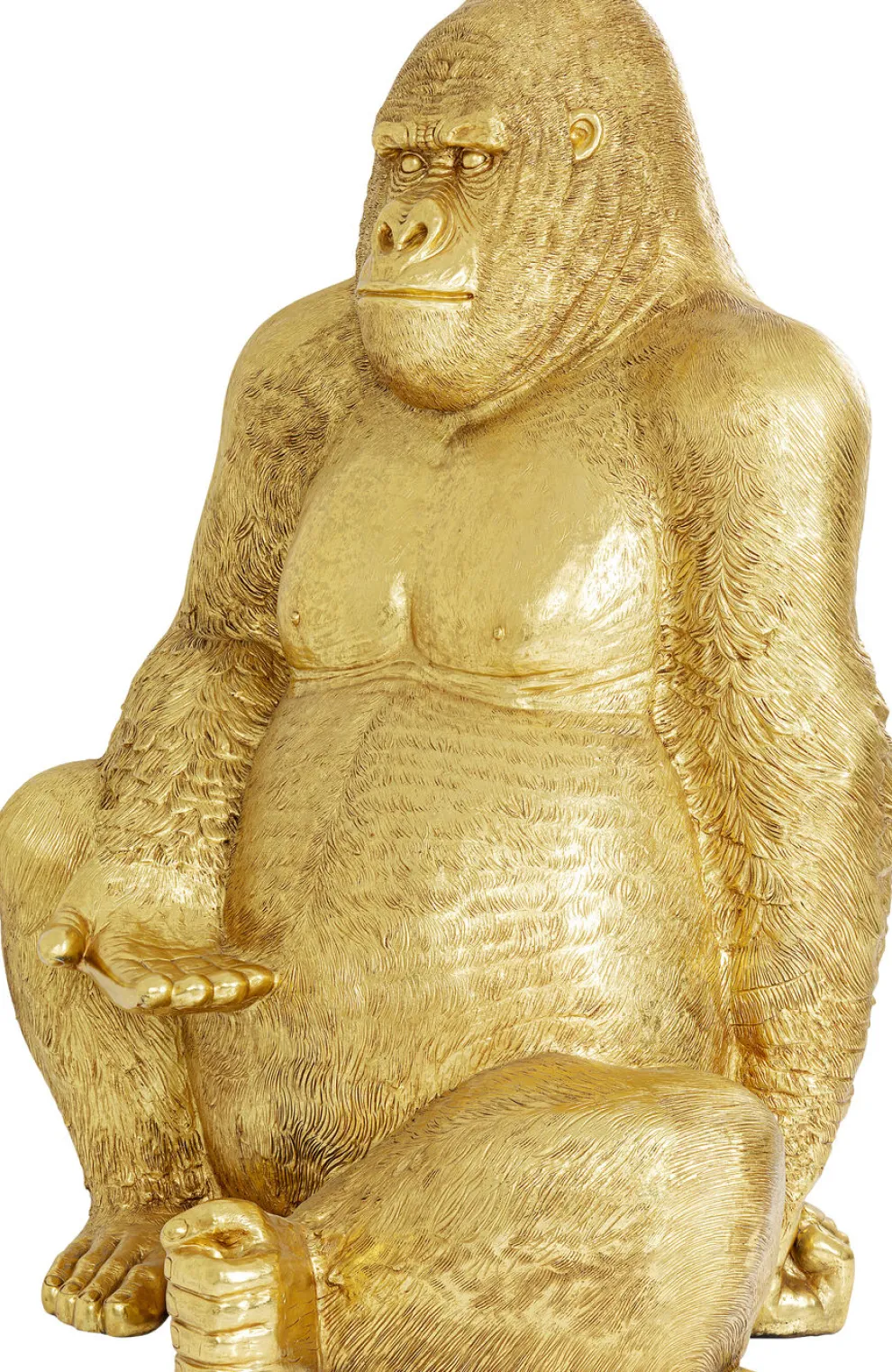 Decofiguur Gorilla Goud XL 180cm