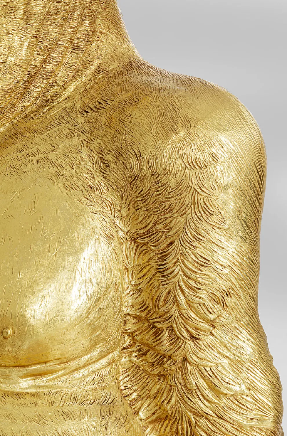 Decofiguur Gorilla Goud XL 180cm