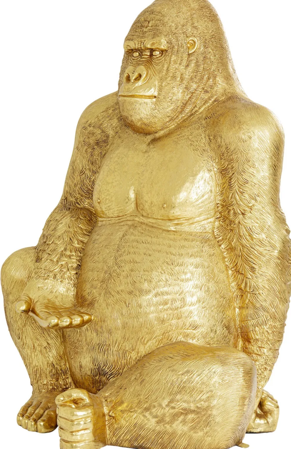 Decofiguur Gorilla Goud XXL 249cm