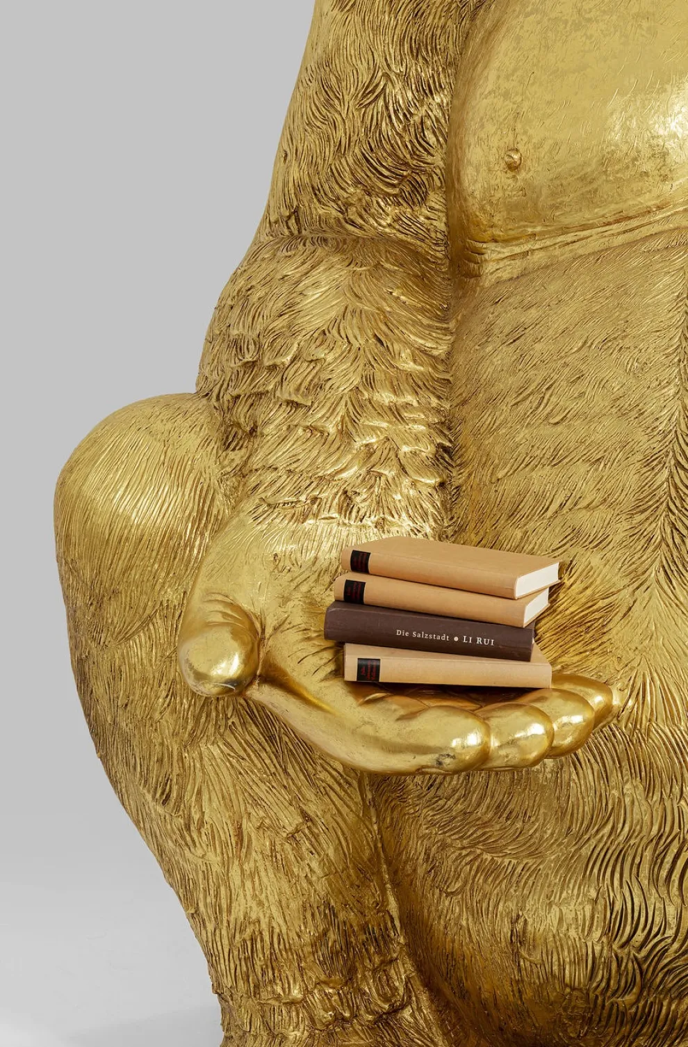 Decofiguur Gorilla Goud XXL 249cm