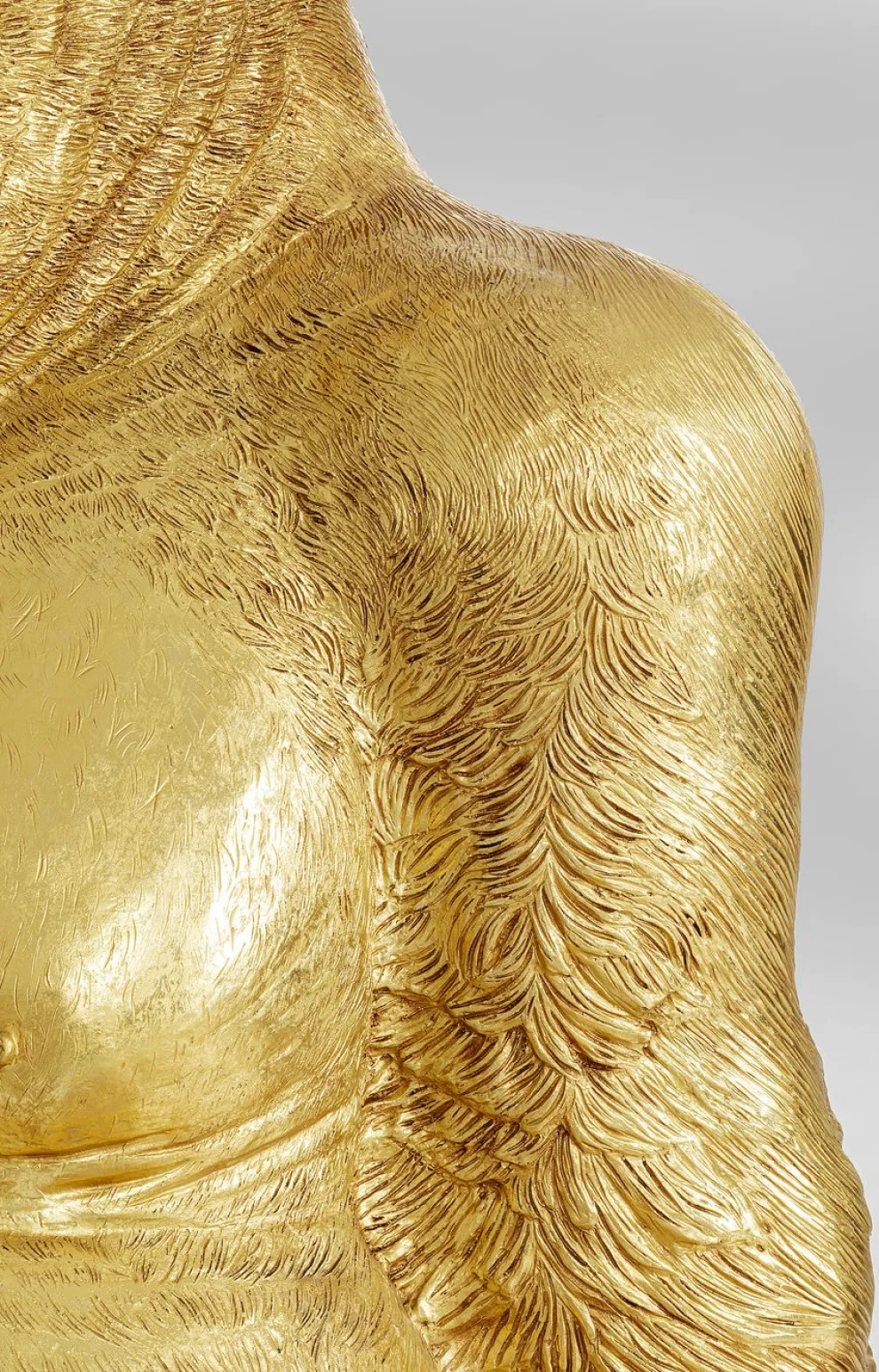 Decofiguur Gorilla Goud XXL 249cm