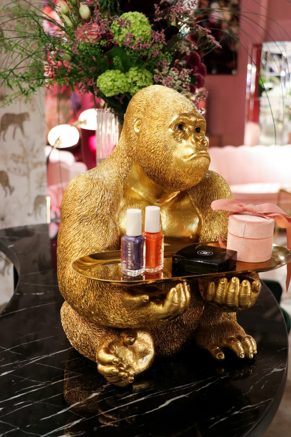 Decofiguur Gorilla Butler
