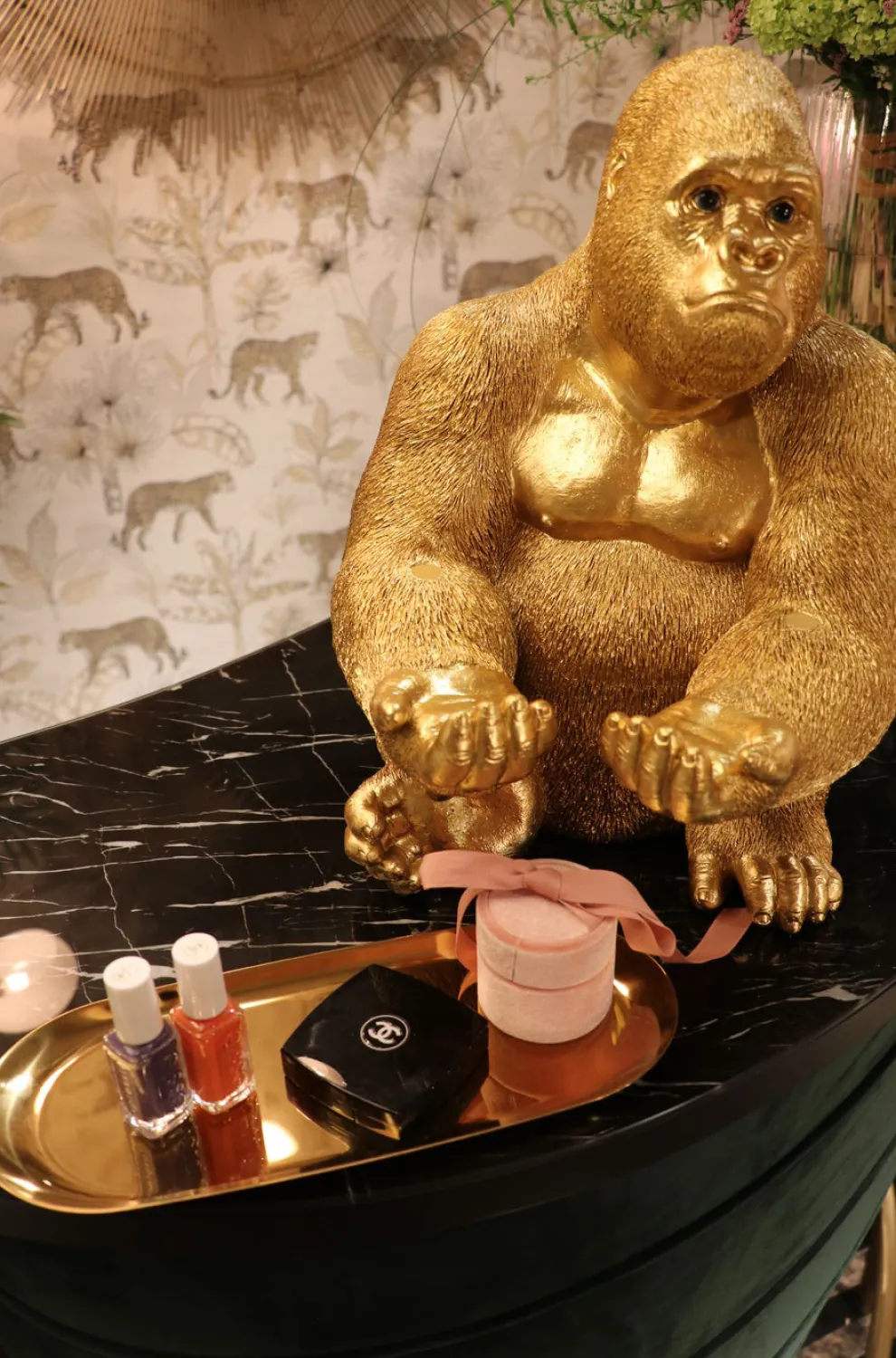 Decofiguur Gorilla Butler