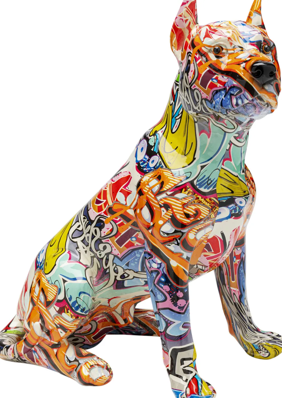 Decofiguur Graffiti Dog 41cm