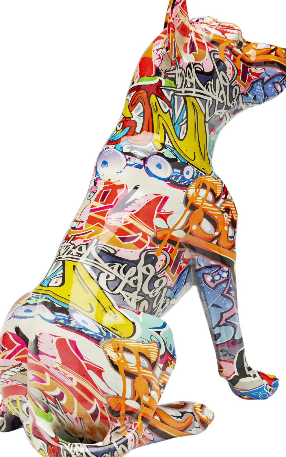 Decofiguur Graffiti Dog 41cm