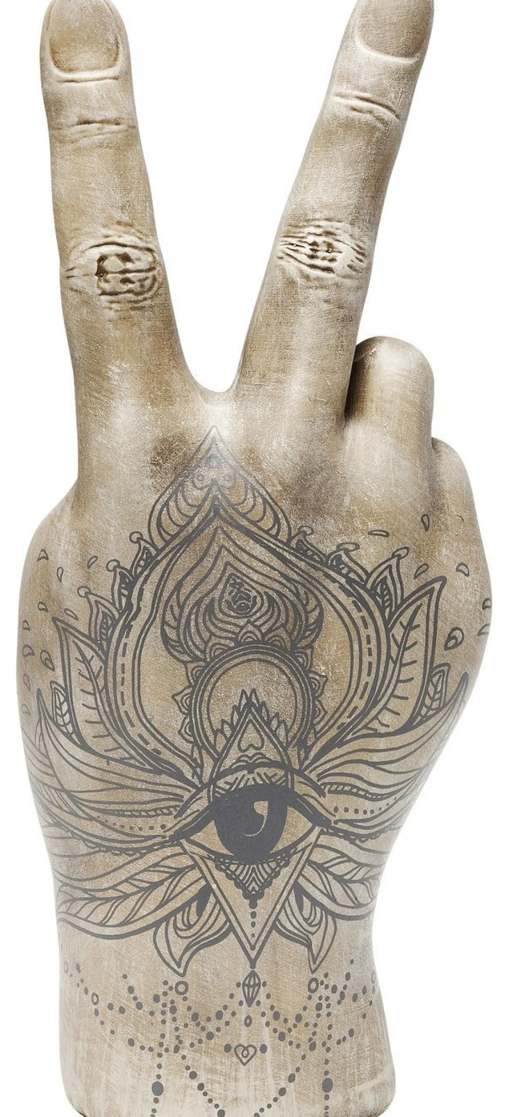 Decofiguur Hand Victory Tattoo Eye 36cm