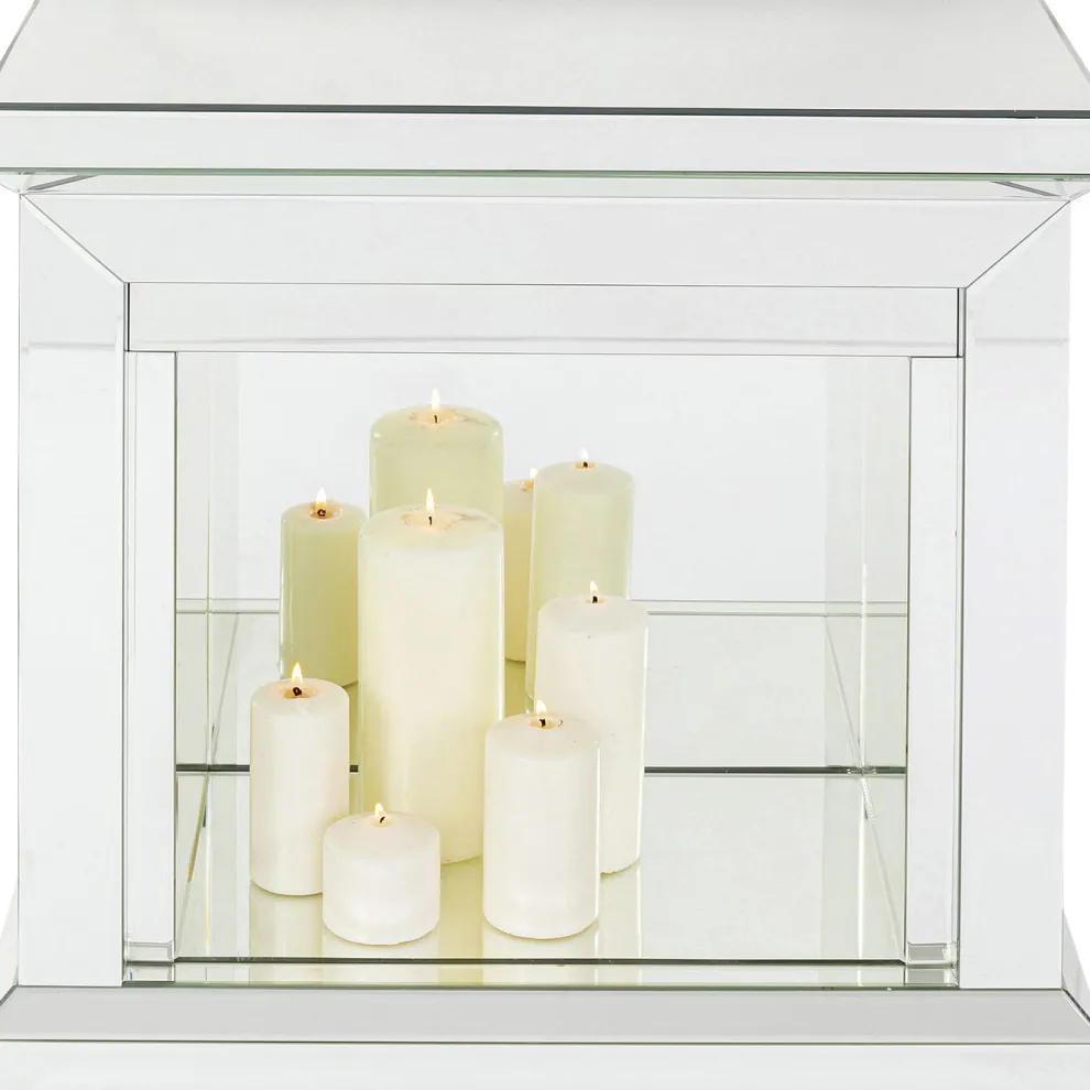 Decofiguur Kamin Kristal 71x70cm