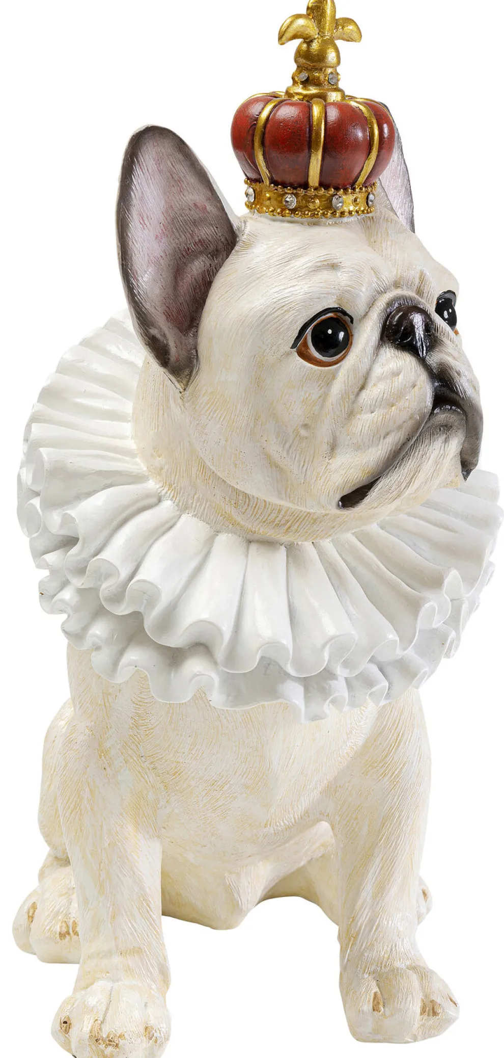 Decofiguur King Dog White 33cm