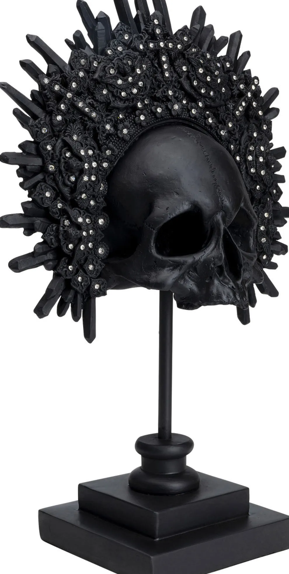 Decofiguur King Skull Zwart