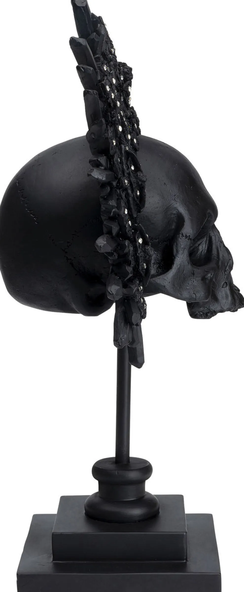 Decofiguur King Skull Zwart