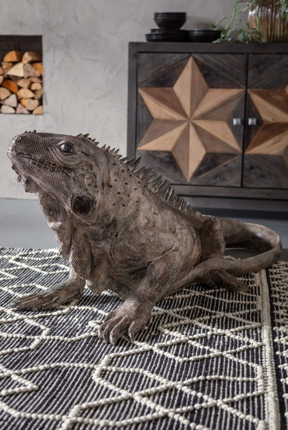 Decofiguur Leguaan 135cm