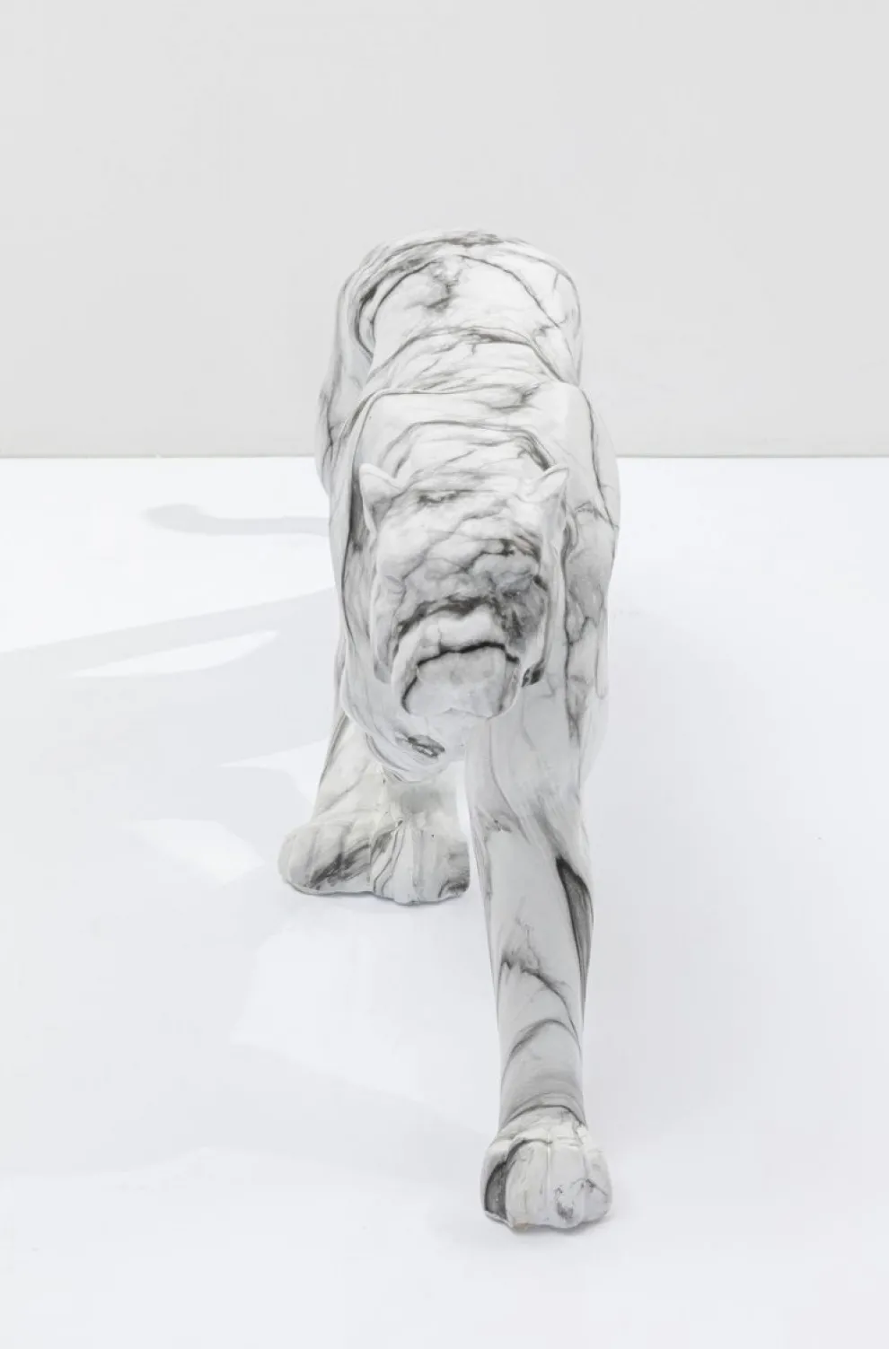 Decofiguur Leopard Marmer 95cm