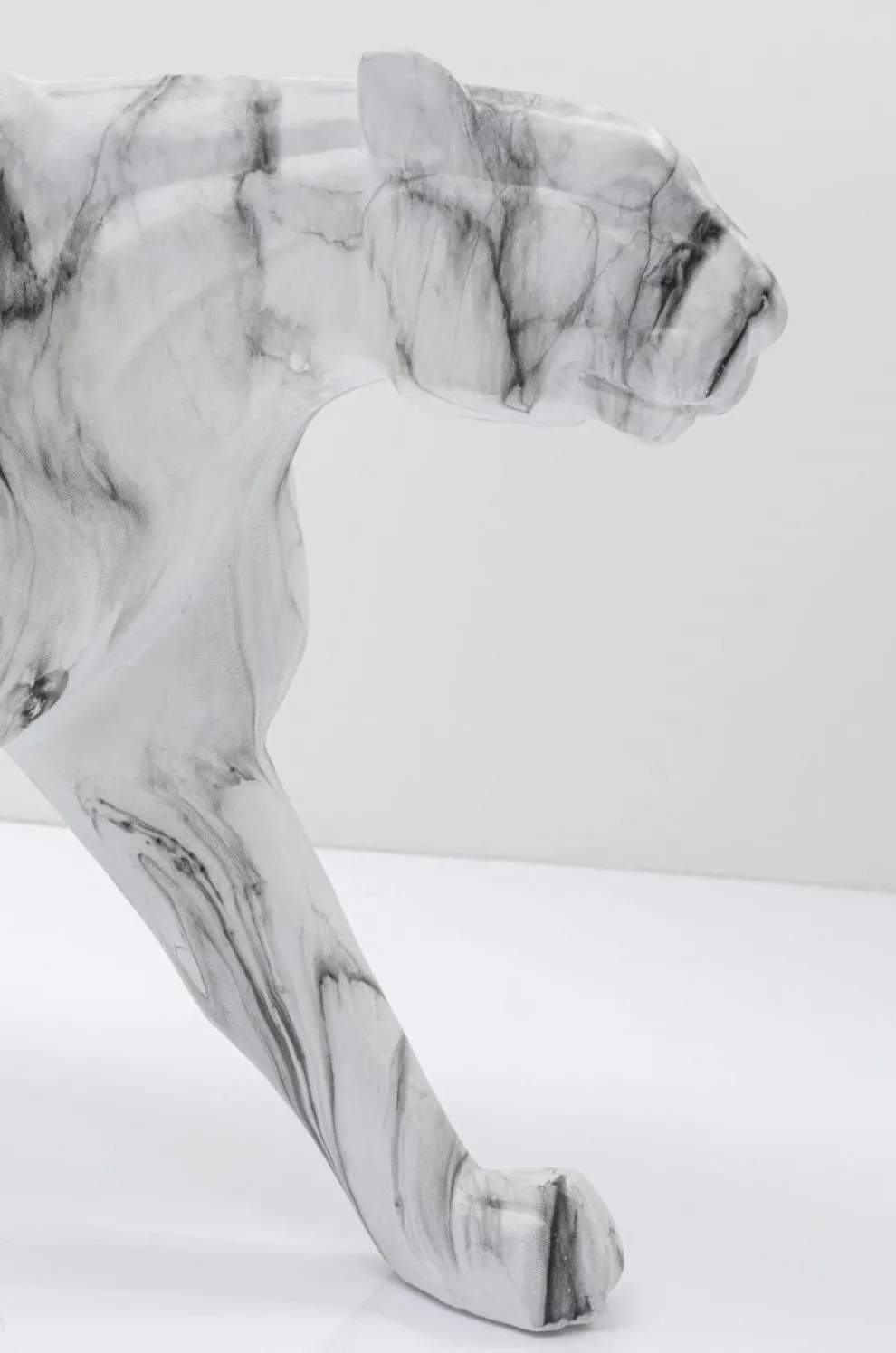 Decofiguur Leopard Marmer 95cm